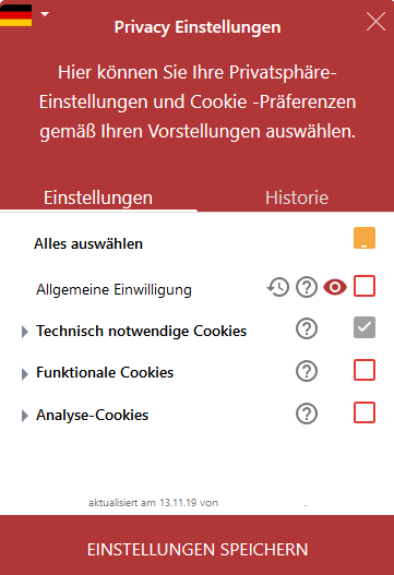 Einwilligung Cookie-Banner Einwilligung