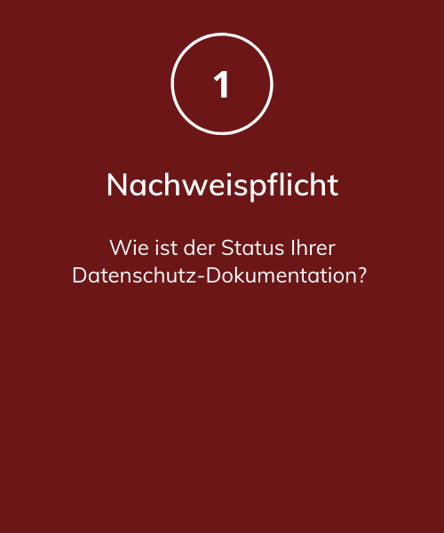 Nachweispflicht Nachweispflicht