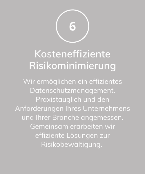 Risikominimierung Risikominimierung