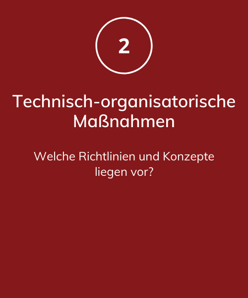 Technisch-organisatorische Maßnahmen Technisch-organisatorische Maßnahmen